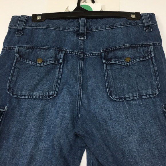 Ralph Lauren Crop Cargo Jeans w/Pockets GALORE! - Picture 13 of 13